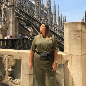 PLUS SIZE Green Jumpsuit